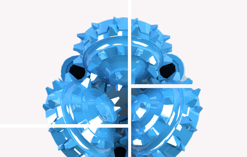 أداء بت Tricone الأسنان الصلب